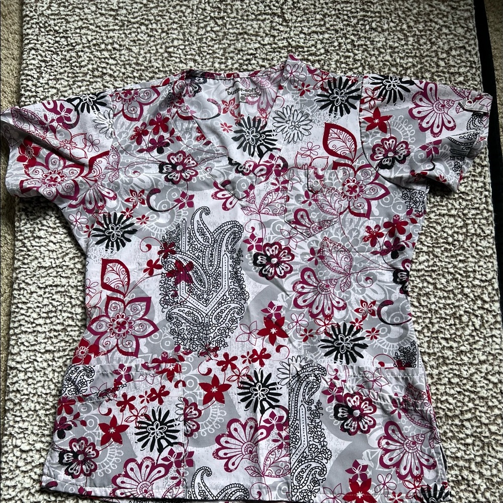 Uniform Advantage butter-soft ladies scrub top